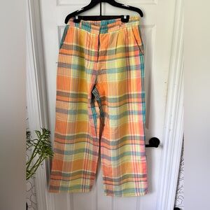 Vineyard Vines Wide Leg Linen Trousers